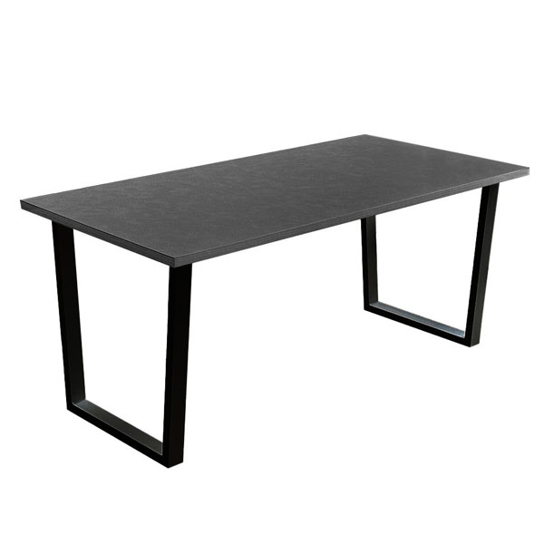 『代引不可』東馬 ツキミ ダイニングテーブル W1600×D800×H720mm ブラック tohma テーブル 耐水 耐熱『送料無料（一部地域除く）』の通販は 29,120円