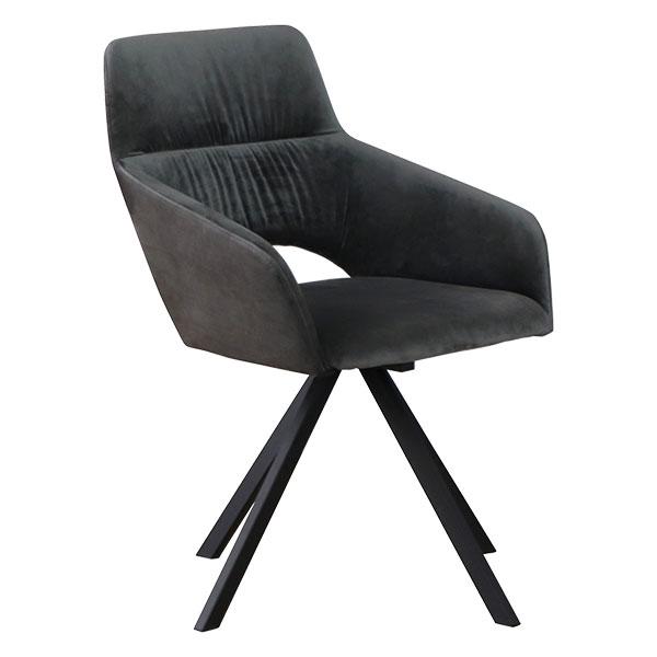 『代引不可』ダイニングチェア ダヴィス ブラック 回転 UP 364 DAVIS spin chair 東馬『送料無料（一部地域除く）』