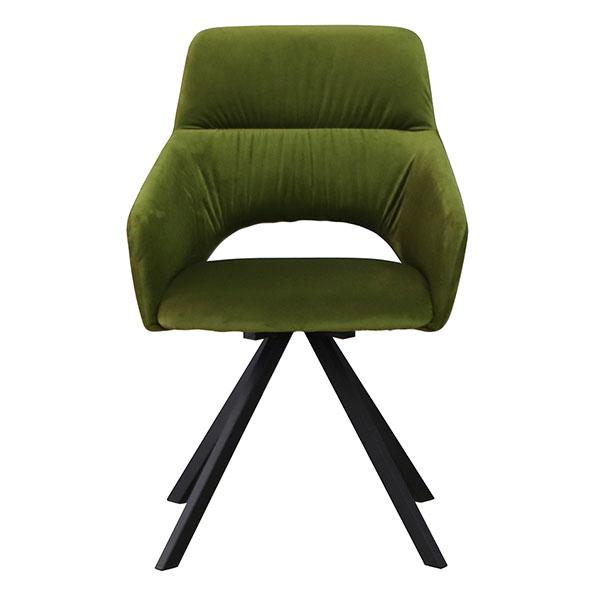 『代引不可』ダイニングチェア ダヴィス グリーン 回転 UP 364 DAVIS spin chair 東馬『送料無料（一部地域除く）』_1