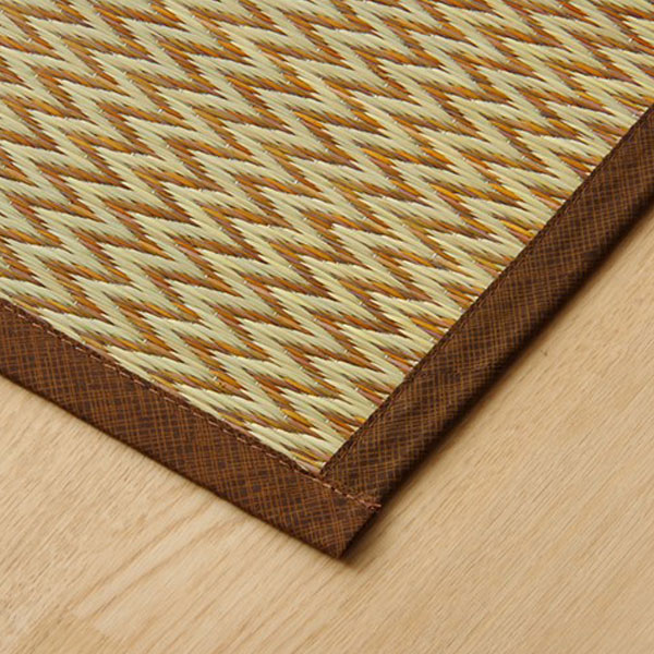 『代引不可』イケヒコ DXピーア い草カーペット 市松柄 江戸間6畳 (約261×352cm) グレー DXPA261352『送料無料（一部地域除く）』 代引不可』 イケヒコ DXピーア い草カーペット 市松柄 本間8畳 (約382