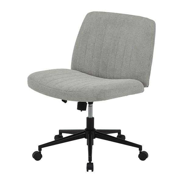 『代引不可』不二貿易 あぐらがかけるチェア グレー 家具 デスクチェア ゆったり あぐら 椅子 昇降 アームレス『送料無料（一部地域除く）』の通販は 20,500円