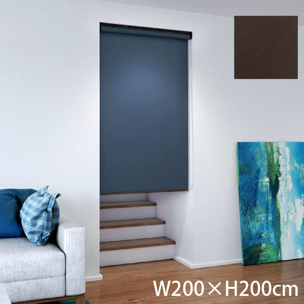 『代引不可』立川機工 ロールスクリーン ココルンベーシック オフホワイト 天井付け チェーン式右操作 W200×H200cm ビター TR1018『送料無料（一部地域除く）』の通販は