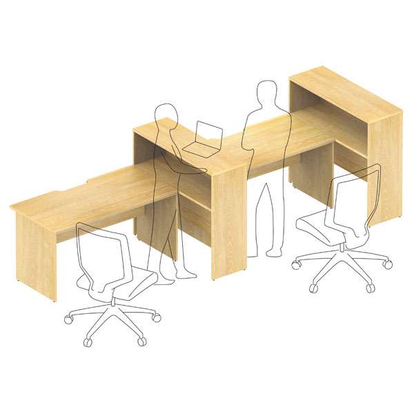 『代引不可』R・Fヤマカワ プラン 木製デスク W1200×D700×H720mm RFPD-1270 デスク 机 PLANN『送料無料（一部地域除く）』の通販は