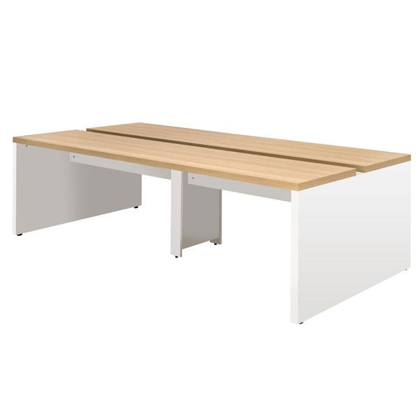 『代引不可』R・Fヤマカワ ソリード フリーアドレスデスクII 基本 W2400×D1200×H720mm RFTFT2-2412『送料無料（一部地域除く）』