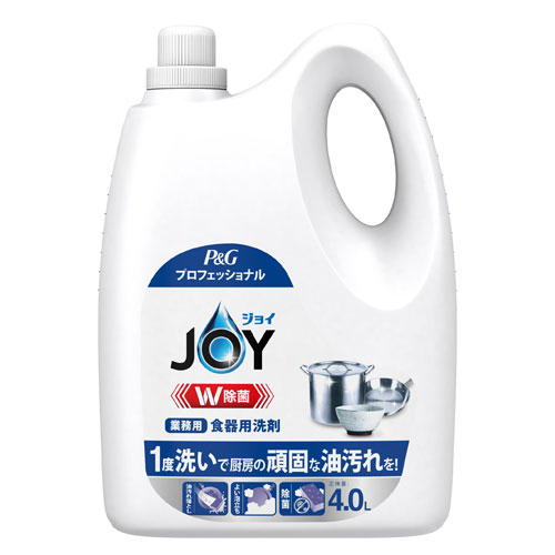 P＆G 除菌ジョイ コンパクト 業務用 4L×3個 食器用洗剤 洗剤 キッチン 厨房 飲食店 除菌 中性洗剤『送料無料（一部地域除く）』_1