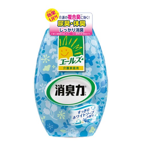 エステー 消臭力 エールズ すっきりホワイトソープの香り 400ml×18個 消臭剤 芳香剤 消臭 芳香 室内用 部屋用 介護施設『送料無料（一部地域除く）』の通販は