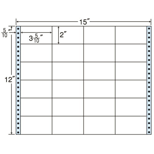 『代引不可』M15W タックシール (連続ラベル) レギュラータイプ 500折 『返品不可』『送料無料（一部地域除く）』
