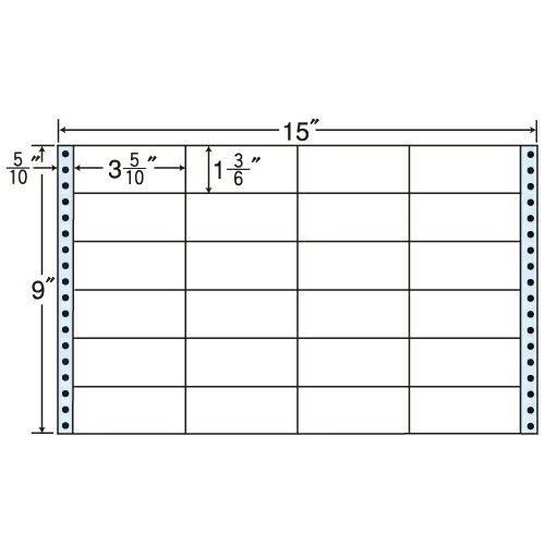 『代引不可』M15H タックシール (連続ラベル) レギュラータイプ 500折 『返品不可』【送料無料（一部地域除く）】の通販は