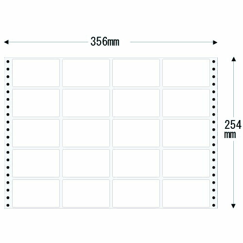 『代引不可』M14X タックシール(連続ラベル) レギュラータイプ 500折 『返品不可』『送料無料（一部地域除く）』 9,764円