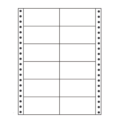『代引不可』MM7B タックシール (連続ラベル) レギュラータイプ 500折×2 『返品不可』『送料無料（一部地域除く）』