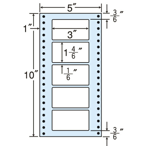 『代引不可』MT5N タックシール (連続ラベル) レギュラータイプ 500折×2 『返品不可』『送料無料（一部地域除く）』