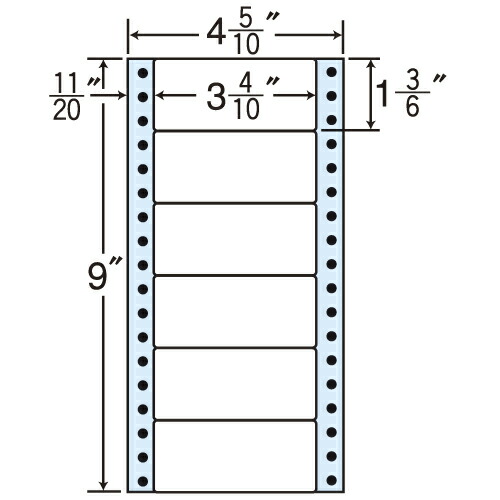 『代引不可』MM4Q タックシール (連続ラベル) レギュラータイプ 500折×2 『返品不可』『送料無料（一部地域除く）』