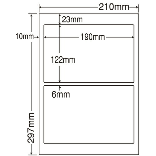 『代引不可』LDW2i ラベルシール 汎用タイプ A4 500シート 『返品不可』『送料無料（一部地域除く）』_1