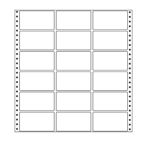 『代引不可』MT12P タックシール(連続ラベル) レギュラータイプ 500折 『返品不可』『送料無料（一部地域除く）』