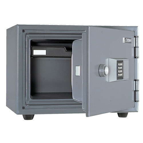 CROWN プッシュボタンロック金庫 2時間耐火　耐火金庫 PLUS WEB CATALOG | 書庫・金庫 | 小型耐火金庫 | 40-608 CROWN