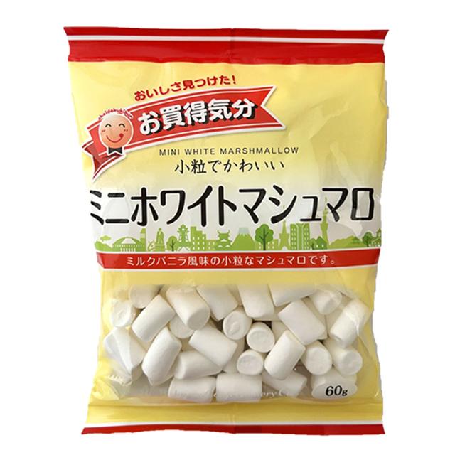 マシュマロ ミニ お買得気分 JCC 60g 3袋の通販はau PAY マーケット