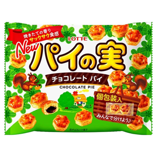 ロッテ パイの実 チョコレートパイ シェアパック 124g×3袋 お菓子 パイ