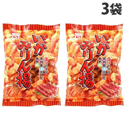 白藤製菓 いかみりん揚 77g×3袋 お菓子 せんべい イカみりん カリカリ みりん醤油 甘辛の通販はau PAY マーケット - よろずやマルシェ  | au PAY マーケット－通販サイト