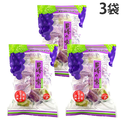 寒天ゼリー 菓子 津山屋製菓 巨峰の味 215g 3袋