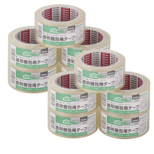 透明梱包用テープ カッター無し 50巻『送料無料（一部地域除く）』の通販は 7,957円