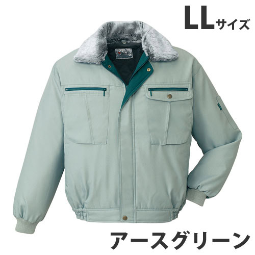 『代引不可』防寒ブルゾン LL アースグリーン 48070『送料無料（一部地域除く）』の通販は 5,445円