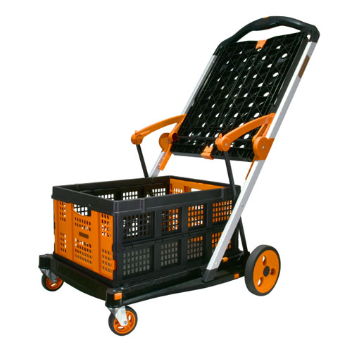 BLACK＋DECKER BOX付2段式プラットフォームカート 耐荷重60kg BXWT-H204 折りたたみ カート 台車『送料無料（一部地域除く）』_3