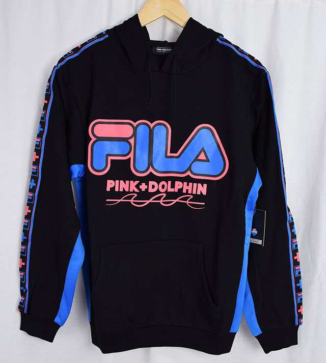 fila pink dolphin hoodie