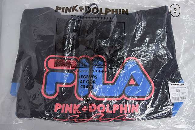 fila pink dolphin hoodie