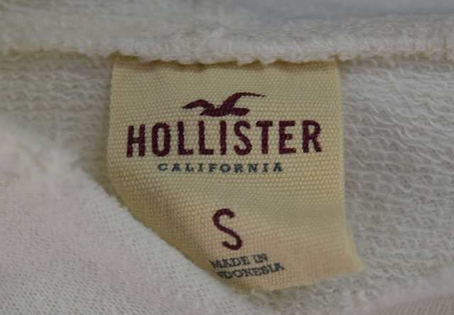 中古品 ホリスター カンパニー Hollister スウェット パーカー サイズs ホワイト 身幅約50cm 着丈約62cm 裄丈約90cmの通販はau Pay マーケット カウカウキング Au Pay マーケット店