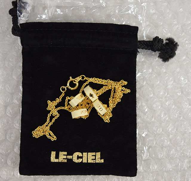 中古品 ラルクアンシエル L Arc En Ciel ネックレス 5 th Le Ciel の通販はau Pay マーケット カウカウキング Au Pay マーケット店