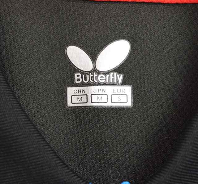 中古品 Butterfly バタフライ ゲームシャツ ユニフォーム メンズ サイズm ブラック ブルー Jttaの通販はau Pay マーケット カウカウキング Au Pay マーケット店