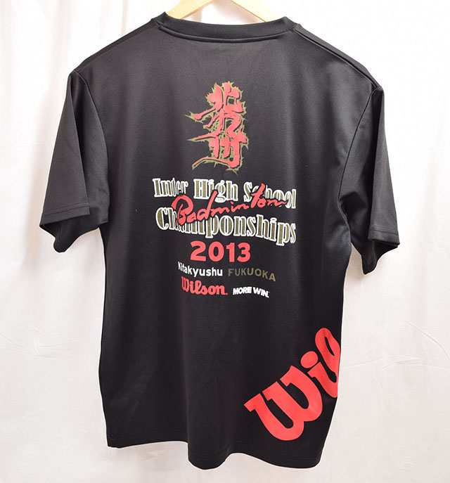 中古品】ウイルソン/Wilson 北九州 インターハイ 2013 Tシャツ サイズL