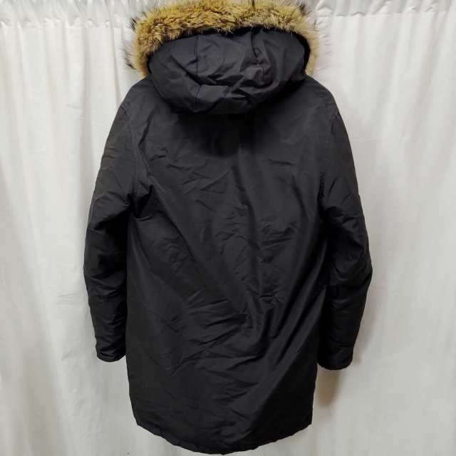 中古】WOOLRICH ARCTIC PARKA ダウンコート ブラック 8243TO アメリカ 