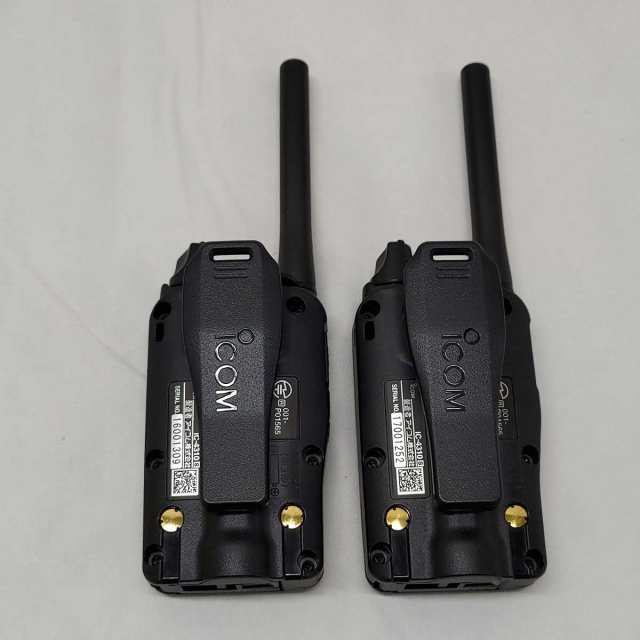 中古】[2点セット] ICOM IC-4310 特定小電力トランシーバー ブラック