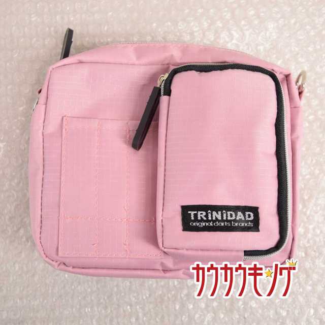 中古】トリニダード ダーツ ショルダー ポーチ/ケース ピンク TRiNiDAD