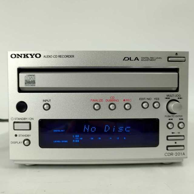 中古】オンキョー INTEC155 オーディオCDレコーダー CDR-201A(S) ONKYO