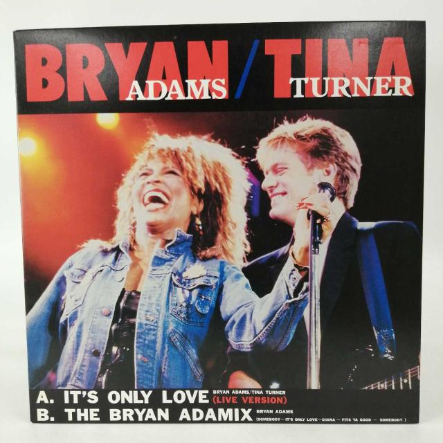 【中古】LP ブライアン・アダムス ティナ・ターナー イッツ・オンリー・ラヴ Bryan Adams with Tina Turner 見本盤