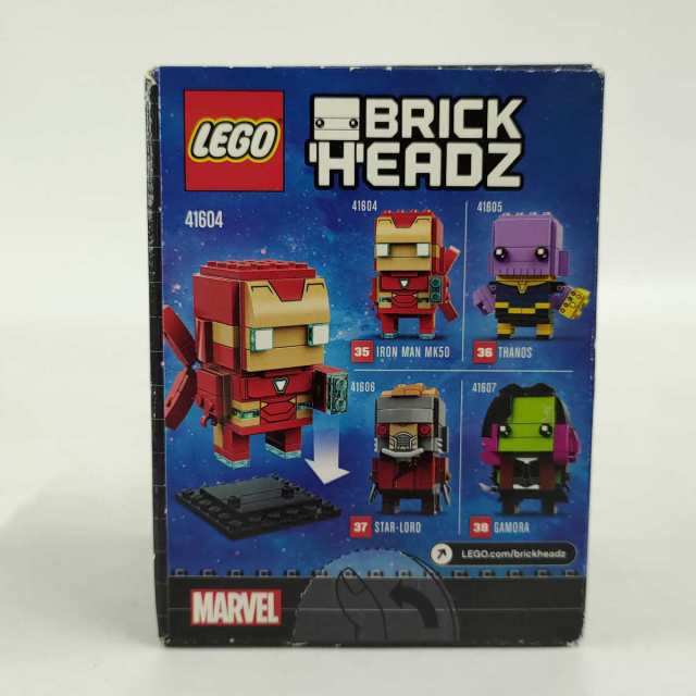 【中古・未使用品】レゴ ブリックヘッズ アイアンマン MK50 アベンジャーズ インフィニティ・ウォー Avengers BrickHeadz  41604 LEGO｜au PAY マーケット