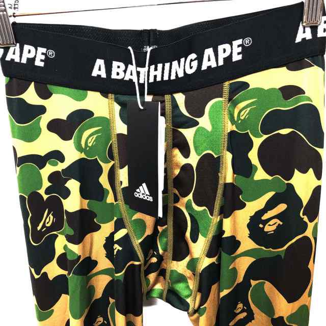 中古・未使用品】BAPE × ADIDAS SB Tights Multicolor タイツ O マルチ