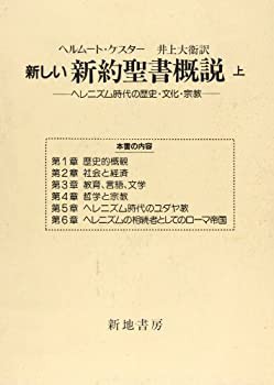 新しい新約聖書概説(上)　ヘレニズム時代の歴史・文化・宗教(未使用 未開封の中古品)の通販は