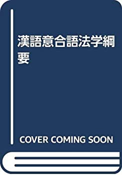 漢語意合語法学綱要(未使用 未開封の中古品)