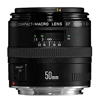 【中古品】Canon 単焦点マクロレンズ EF50mm F2.5 コンパクトマクロ フルサイズ対応(中古品)