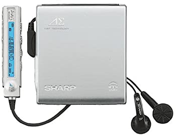 【中古品】SHARP アウビィ MD-DS70-S 1ビットポータブルMDプレーヤー（シルバー）(中古品)