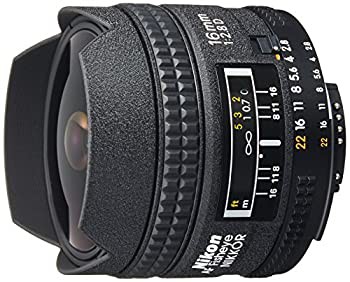 Nikon フィッシュアイレンズ Ai AF fisheye Nikkor 16mm f/2.8D フルサイズ(中古品)