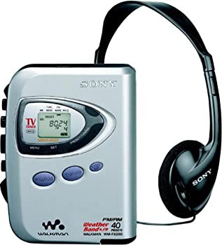 【未使用 中古品】Sony WM-FX290 Stereo Cassette Player with FM/AM/TV/Weather Tuning by S(中古品)