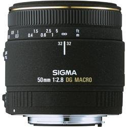 SIGMA 単焦点マクロレンズ MACRO 50mm F2.8 EX DG ニコン用 フルサイズ対応(未使用 未開封の中古品)