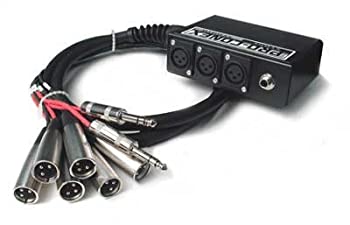 【未使用 中古品】Hosa SH-6X2-20 6m 一体型ライブ用マルチケーブル(中古品)