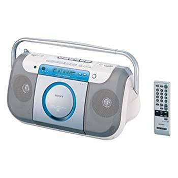 【中古品】SONY CDラジオカセットコーダー(ブルー) CFD-E100TV(L)(中古品)