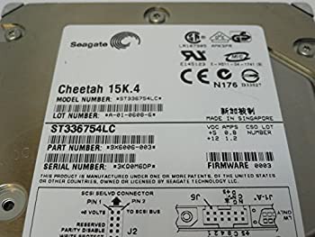 【未使用 中古品】Seagate 3.5インチ内蔵HDD 36.7GB Ultra320 15000rpm 8MB 80pin ST336754LC(中古品)