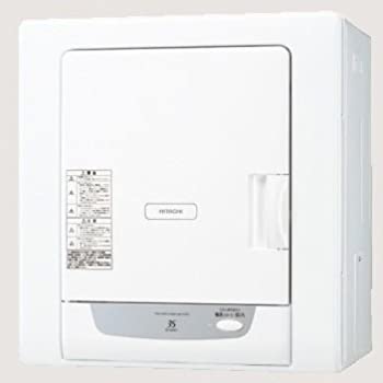【中古品】HITACHI これっきりボタン 衣類乾燥機 ピュアホワイト DE-N35FY-W(中古品)